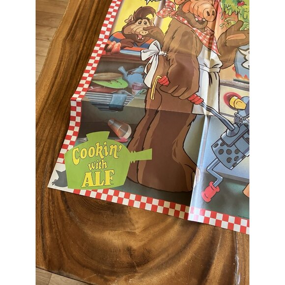 Vintage Alf Melmac Cookin' with ALF Poster Burger King 1980's - Picture 8 of 9